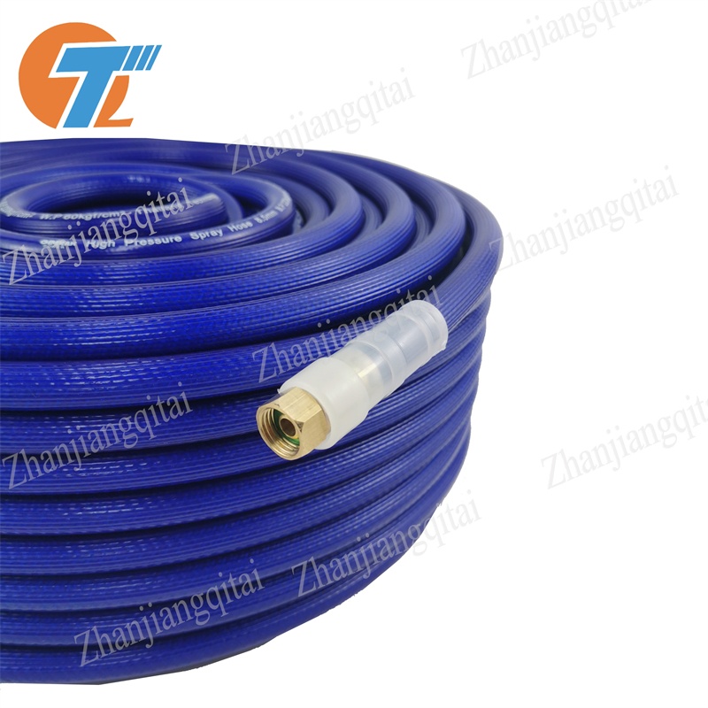 Braided high pressure spray hose